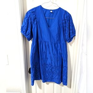 3/$10 Old Navy Blue Eyelet Dress